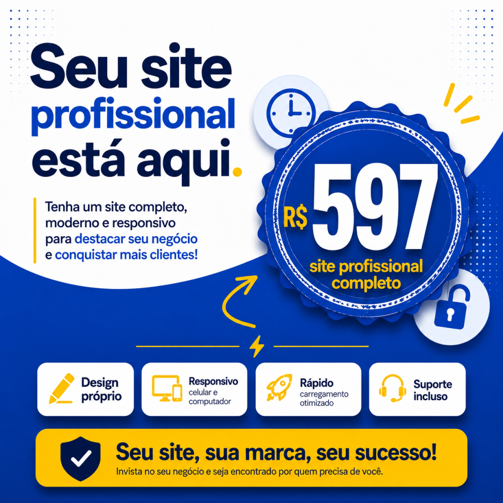 Criação de site – Teste
